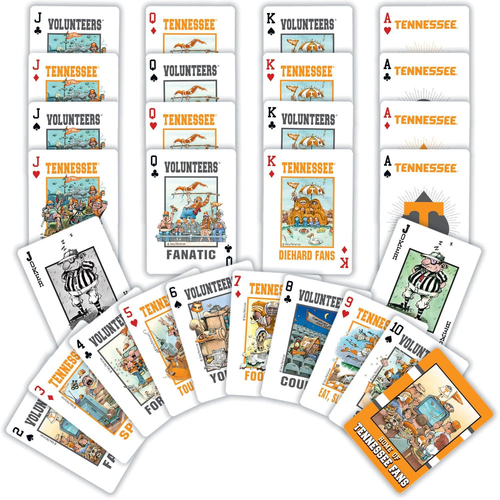 Tennessee Volunteers Fan Deck Playing Cards - 54 Card Deck (ONLINE ORDER ONLY)