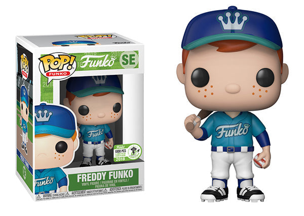 Freddy Funko (Baseball, Teal) SE - 2018 ECCC Exclusive/1000 Made (Online Order Only)