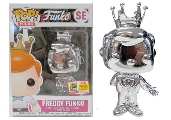Freddy Funko (Silver Chrome) SE - 2018 SDCC Exclusive/1000 Made (Online Order Only)