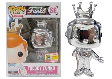 Freddy Funko (Silver Chrome) SE - 2018 SDCC Exclusive/1000 Made (Online Order Only)