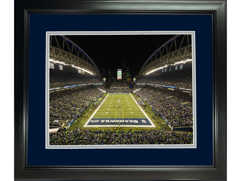 Framed Lumen Field Seattle Seahawks 11"x14" Football Photo Professionally Matted (ONLINE ORDER ONLY)