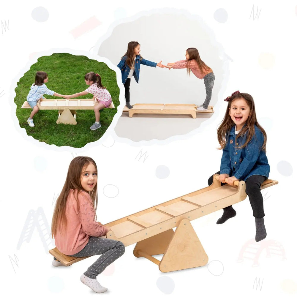 Wooden Seesaw for Toddlers (ONLINE ORDER ONLY)
