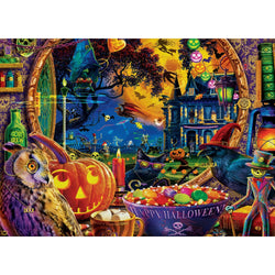 Glow in the Dark - A Scary Night Outside 1000 Piece Jigsaw Puzzle (ONLINE ORDER ONLY)