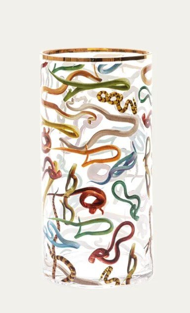 Seletti x Toiletpaper Snakes Cylindrical Vase 50cm high and 20cm Diameter (Online Order Only)