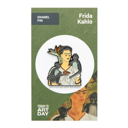 Self-Portrait with Monkeys by Frida Kahlo Enamel Pin - Today is Art Day (ONLINE ORDER ONLY)