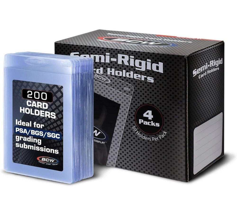 BCW Card Saver 1 / Semi Rigid 200 Count (ONLINE ORDER ONLY)