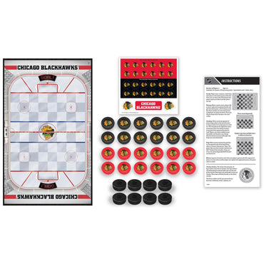 Chicago Blackhawks Checkers Board Game (ONLINE ORDER ONLY)