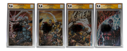 [TRIPLE SIGNED CGC YELLOW LABEL 4 PACK FOIL] X-Men 1991 #1 Facsimile Jim Lee | Claremont |  Williams Cover Var [Set #1] (ONLINE ORDER ONLY)