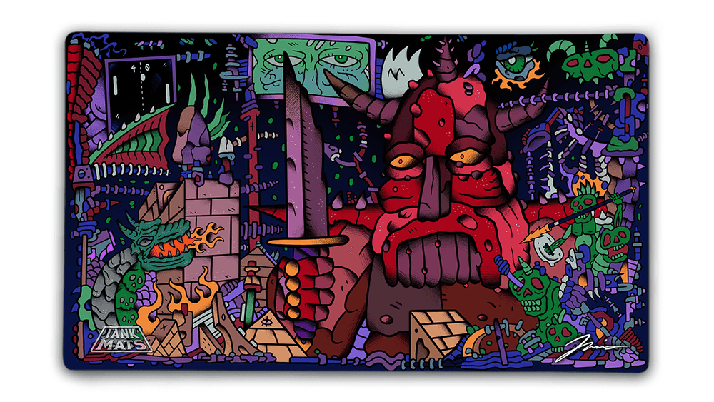 Set, Match, Battle! Playmat