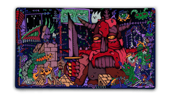 Set, Match, Battle! Playmat