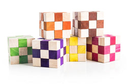 6 Snake Cube - Color Variety Set - Same Configuration (Online Order Only)