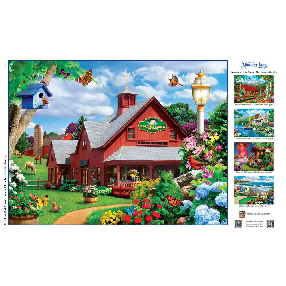 Memory Lane - Goldmane Farms 300 Piece EZ Grip Jigsaw Puzzle (ONLINE ORDER ONLY)