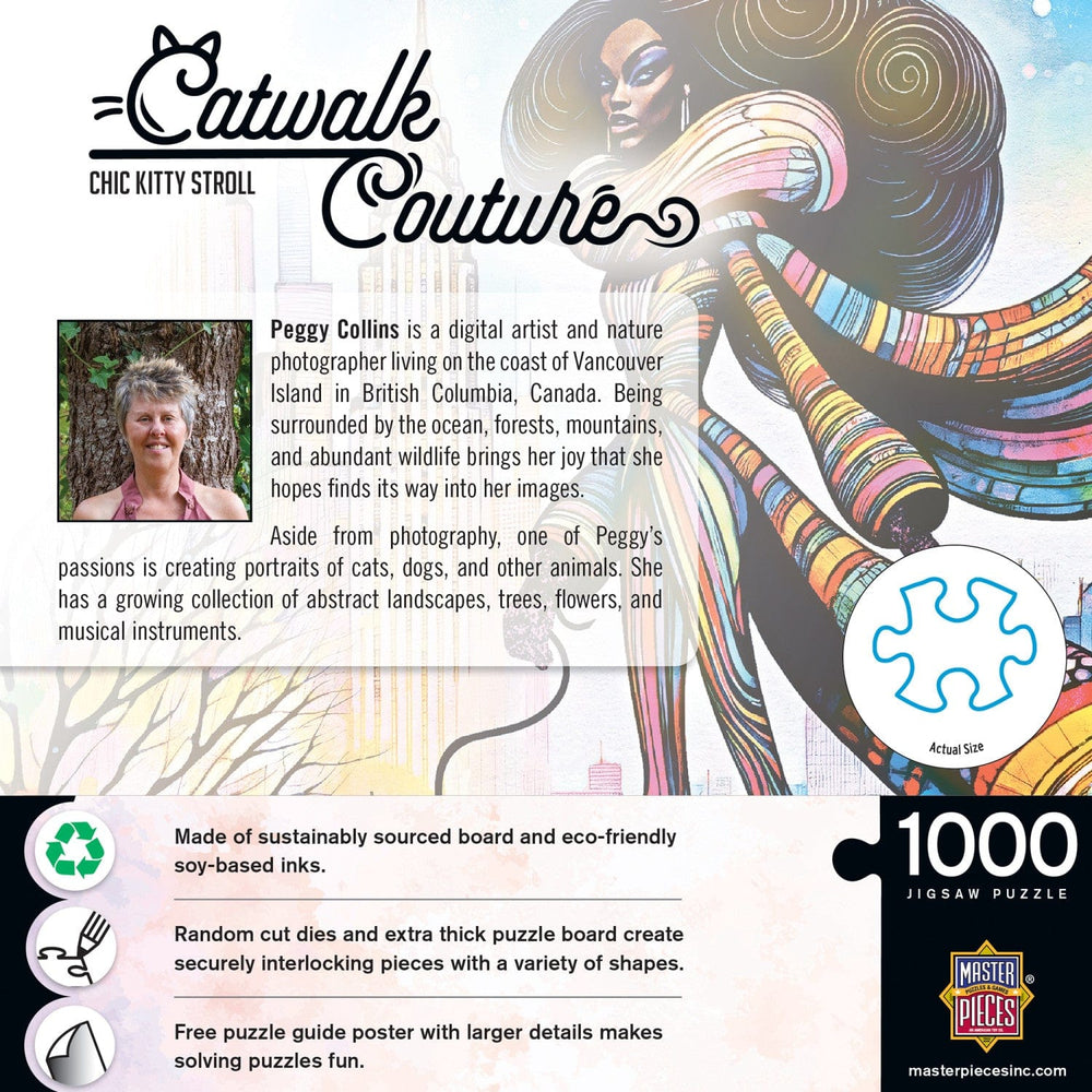 Catwalk Couture - Chic Kitty Stroll 1000 Piece Jigsaw Puzzle (ONLINE ORDER ONLY)