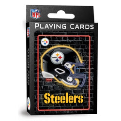 Pittsburgh Steelers Neon-Styled Playing Cards - 54 Card Deck (ONLINE ORDER ONLY)