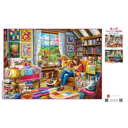 Maker's Nook - Quilts & Cucumbers 500 Piece Jigsaw Puzzle