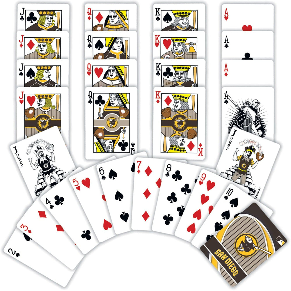 San Diego Padres - Friar Playing Cards - 54 Card Deck (ONLINE ORDER ONLY)