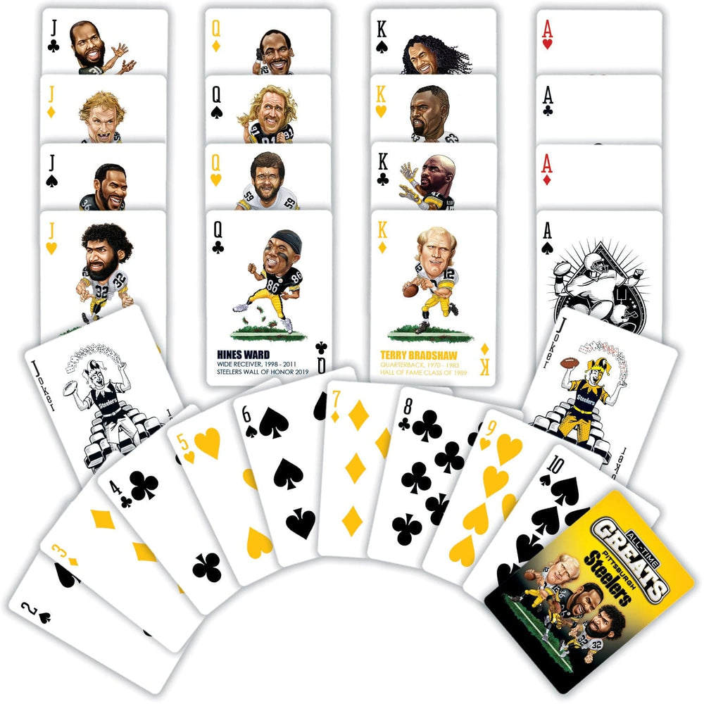 Pittsburgh Steelers All-Time Greats Playing Cards - 54 Card Deck (ONLINE ORDER ONLY)