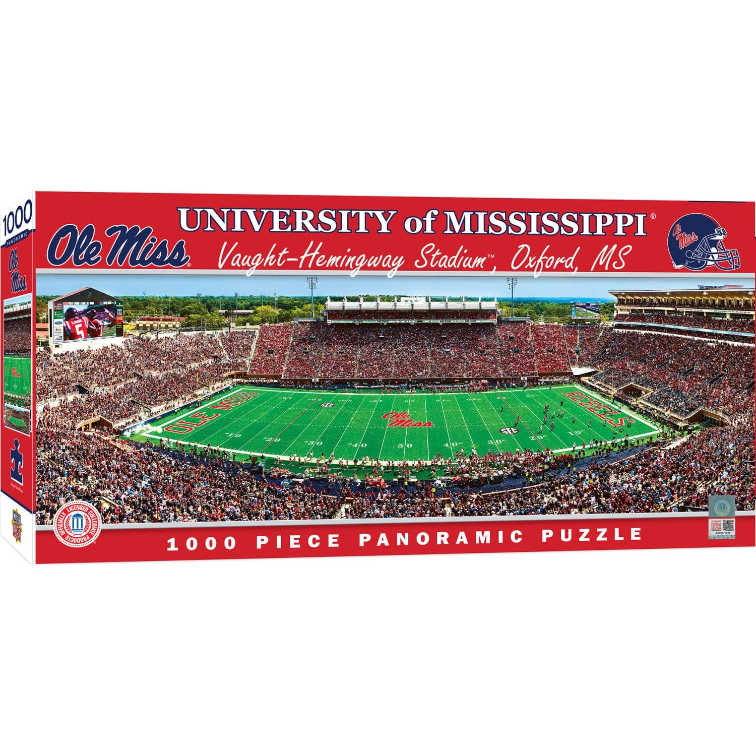 Ole Miss Rebels - 1000 Piece Panoramic Jigsaw Puzzle (ONLINE ORDER ONLY)