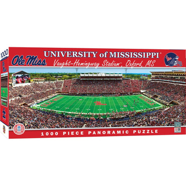 Ole Miss Rebels - 1000 Piece Panoramic Jigsaw Puzzle (ONLINE ORDER ONLY)