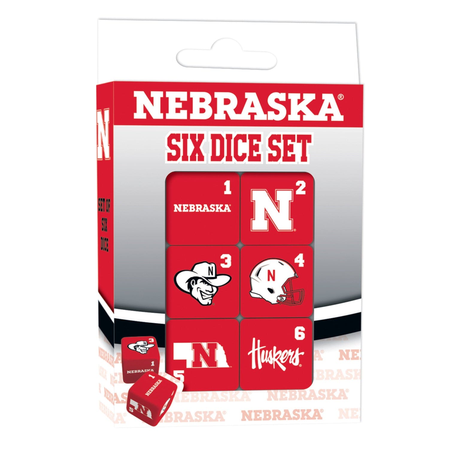 Nebraska Cornhuskers Dice Set (ONLINE ORDER ONLY)