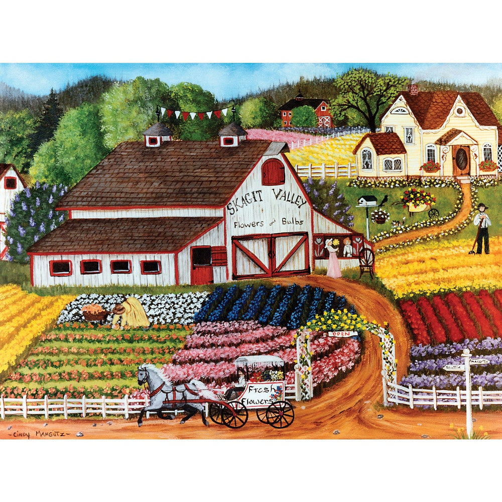Homegrown - Fresh Flowers 750 Piece Jigsaw Puzzle (ONLINE ORDER ONLY)