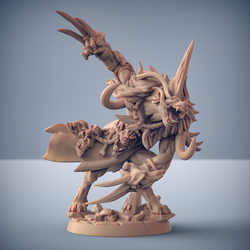 3D Printed Artisan Guild Shargat Skulldancer Bonegnasher Gnolls 28mm 32mm (Online Only)
