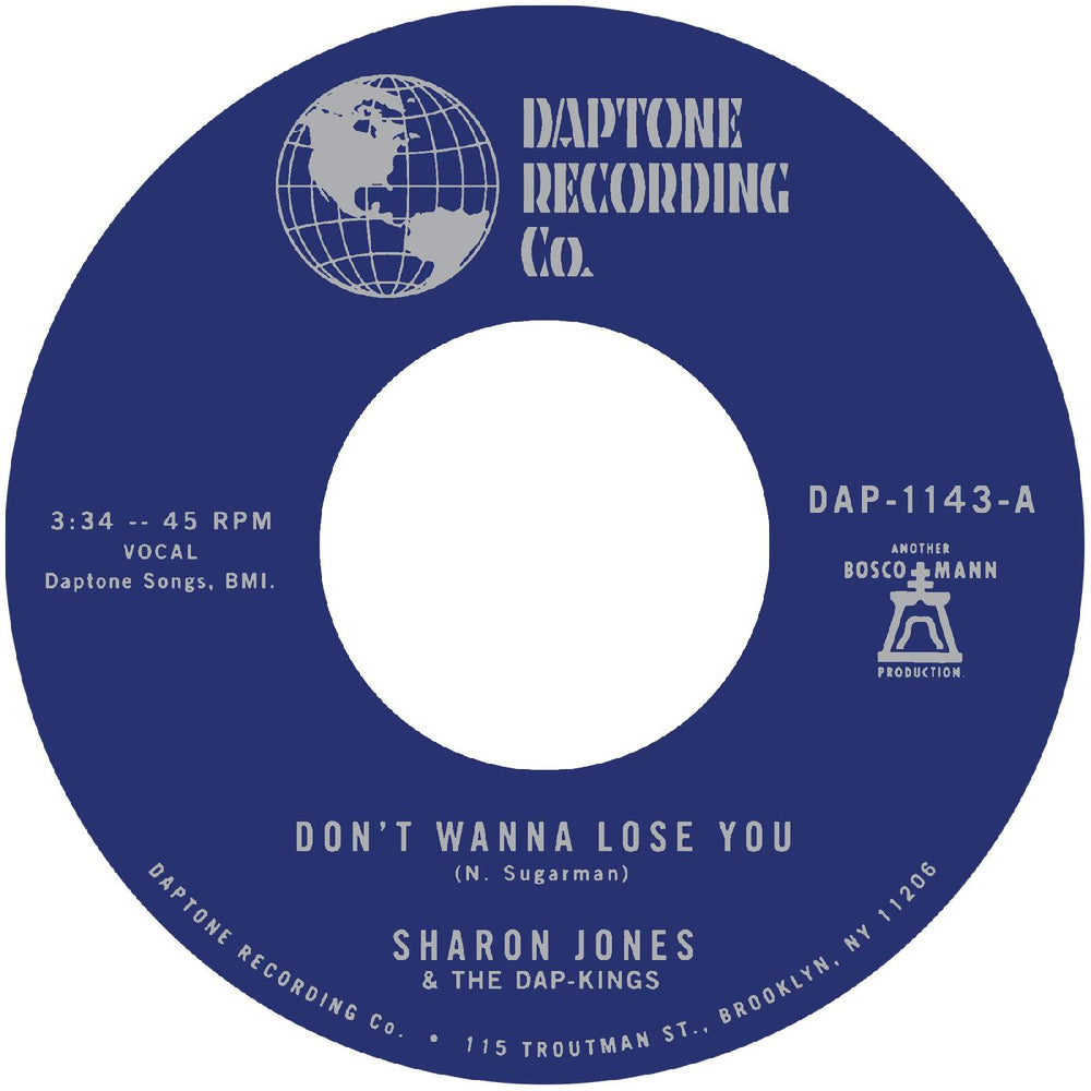 Sharon Jones & The Dap-Kings - Don't Want To Lose You b/w Don't Give a Friend a Number [Vinyl] (ONLINE ORDER ONLY)