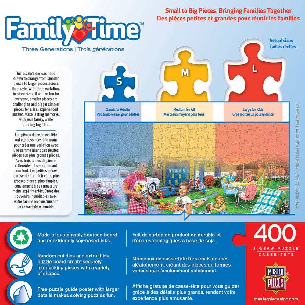 Family Time - Three Generations 400 Piece Jigsaw Puzzle (ONLINE ORDER ONLY)