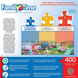 Family Time - Three Generations 400 Piece Jigsaw Puzzle (ONLINE ORDER ONLY)