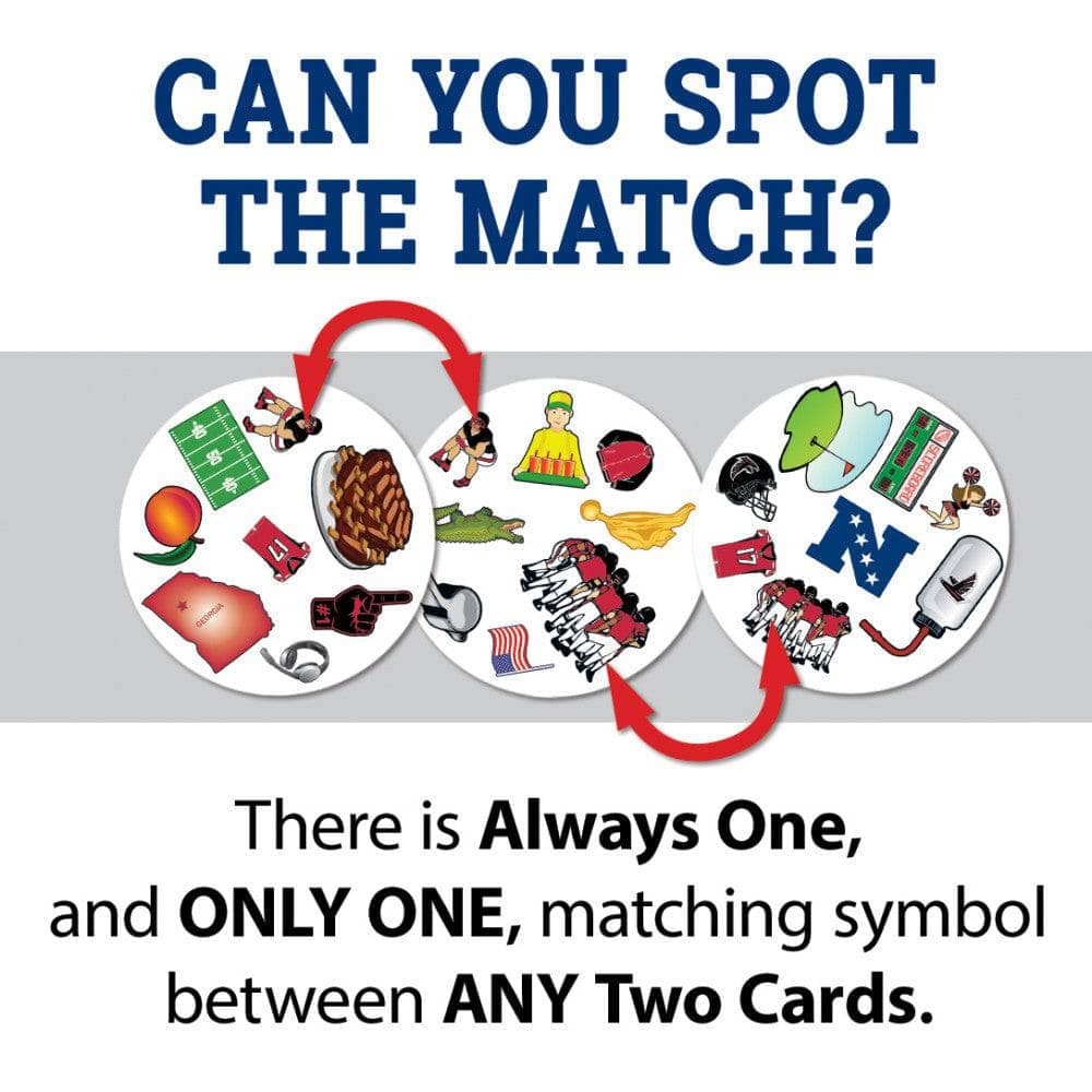 Atlanta Falcons Spot It! Card Game (ONLINE ORDER ONLY)