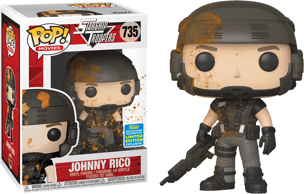 Funko POP! Starship Troopers - Johnny Rico (Muddy) Vinyl Figure #635 2019 Summer Convention Exclusive (ONLINE ORDER ONLY)