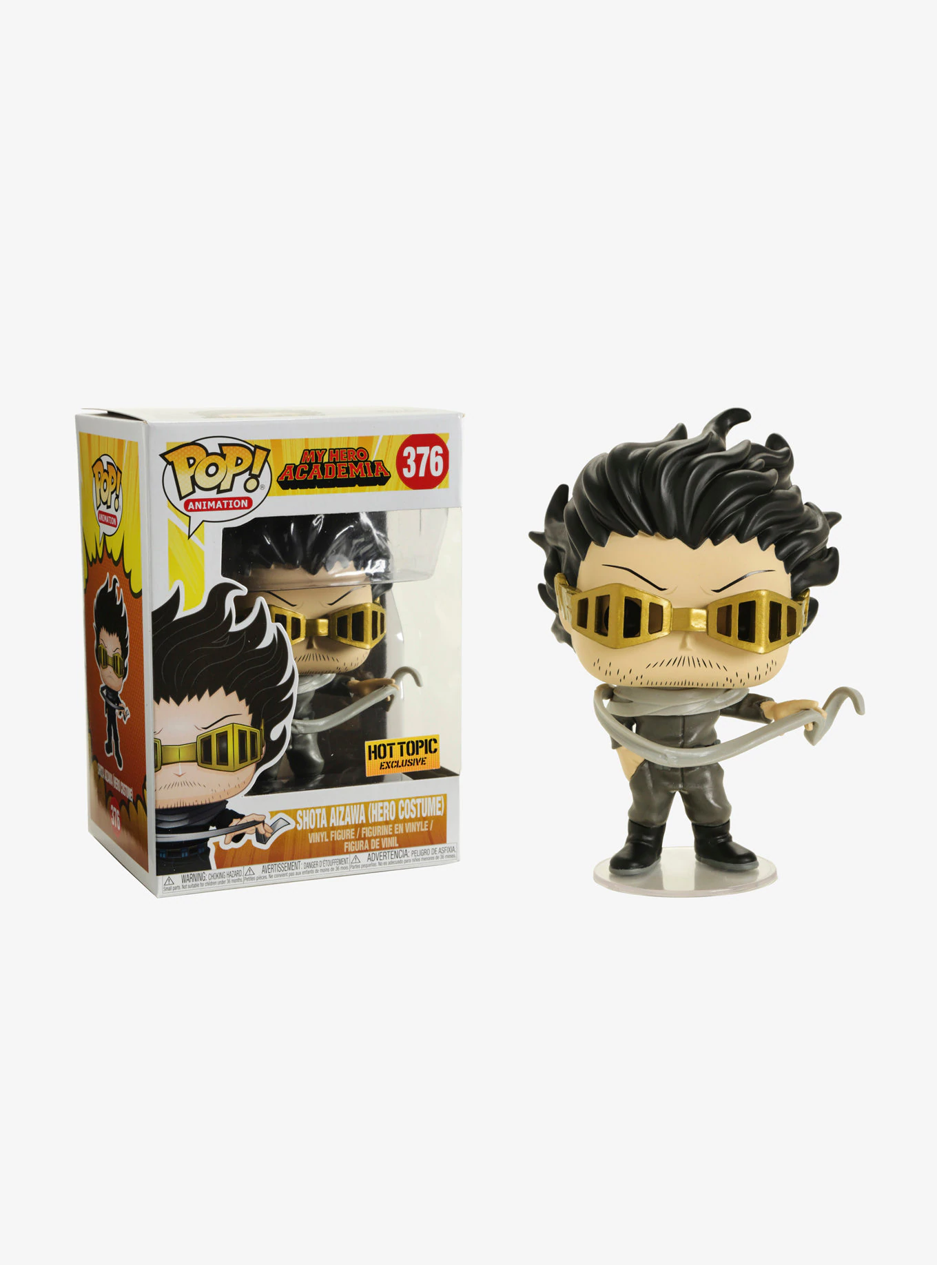 Funko POP! My Hero Academia - Shota Aizawa (Hero Costume) Vinyl Figure #376 Hot Topic Exclusive (NOT 100% MINT) (ONLINE ORDER ONLY)