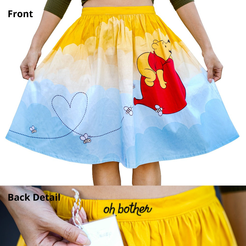Stitch Shoppe by Loungefly: Disney Winnie the Pooh - Balloon Clouds "Sandy" Skirt with Pockets (ONLINE ORDER ONLY)