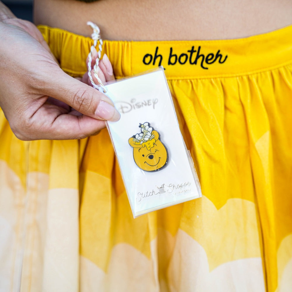 Stitch Shoppe by Loungefly: Disney Winnie the Pooh - Balloon Clouds "Sandy" Skirt with Pockets (ONLINE ORDER ONLY)