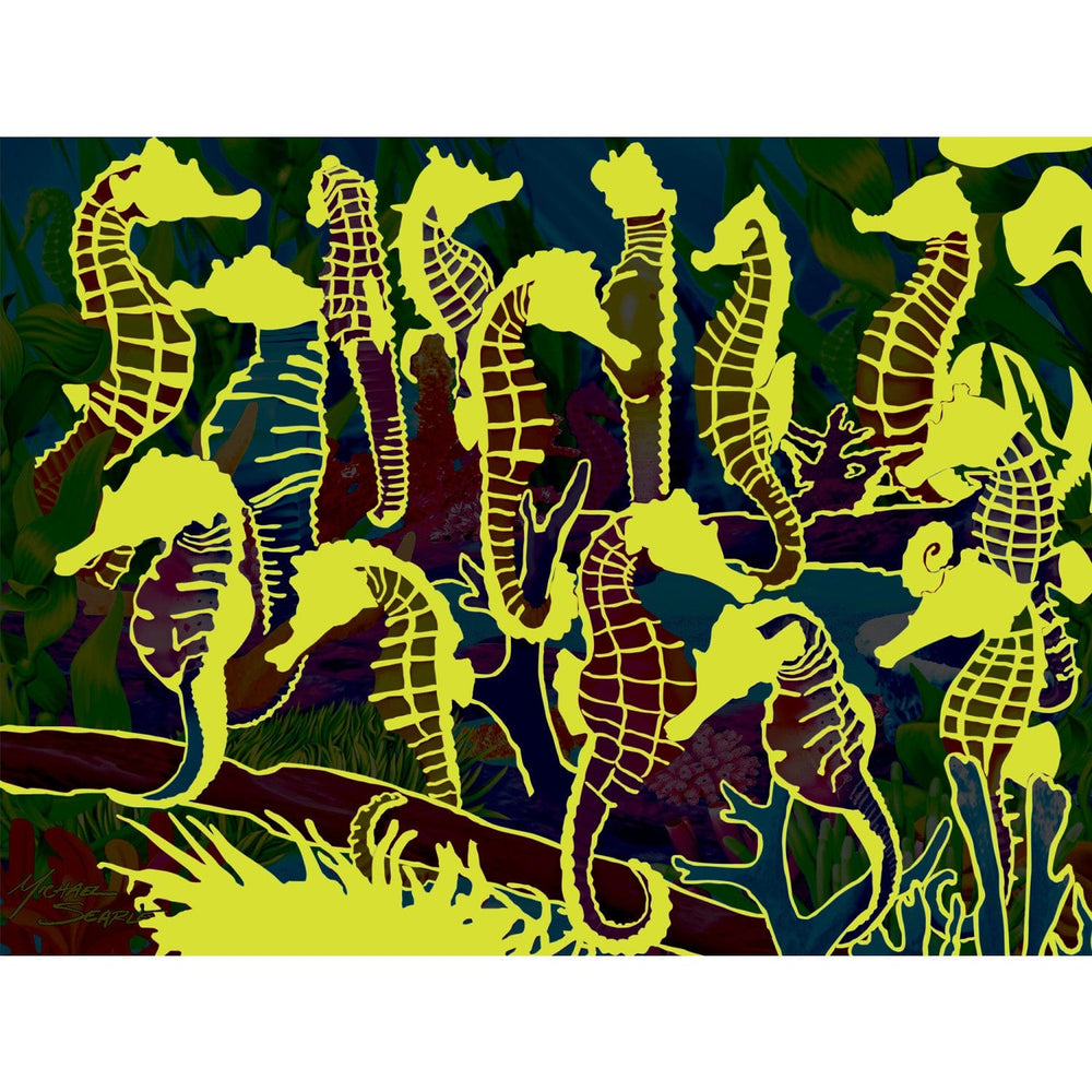 Glow in the Dark - Singing Seahorses 300 Piece EZ Grip Jigsaw Puzzle (ONLINE ORDER ONLY)