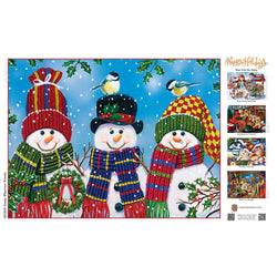 Happy Holidays - Snowy Afternoon Friends 300 Piece EZ Grip Jigsaw Puzzle
