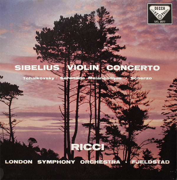 Violin Concerto In D Minor Op.47 [Vinyl] (ONLINE ORDER ONLY)