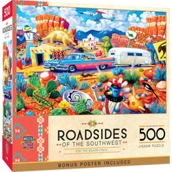 Roadsides of the Southwest - Off the Beaten Path 500 Piece Jigsaw Puzzle (ONLINE ORDER ONLY)