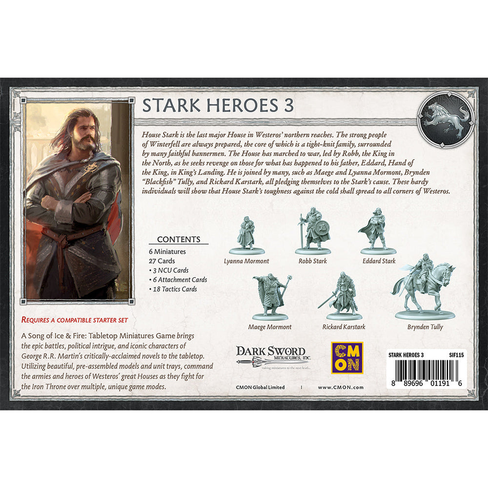 A Song of Ice & Fire: Stark Heroes 3 (ONLINE ORDER ONLY)