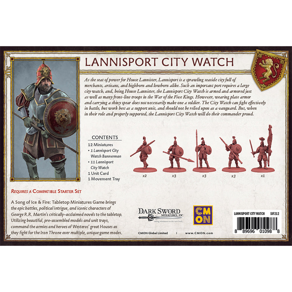 A Song of Ice & Fire: Lannisport Enforcers (ONLINE ORDER ONLY)
