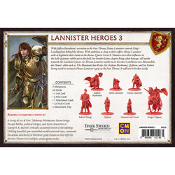 A Song of Ice & Fire: Lannister Heroes 3 (ONLINE ORDER ONLY)