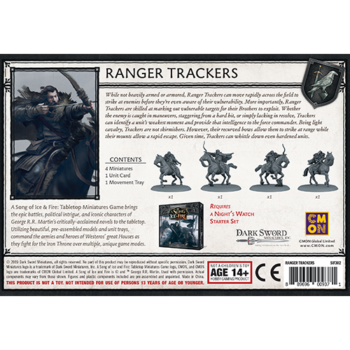 A Song of Ice & Fire: Night's Watch Ranger Trackers Expansion (ONLINE ORDER ONLY)