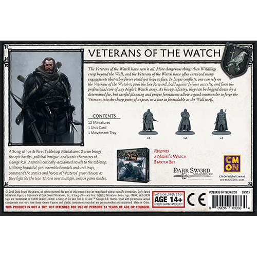 A Song of Ice & Fire: Night's Watch Veterans of the Watch Expansion (ONLINE ORDER ONLY)
