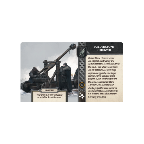 A Song of Ice & Fire: Night's Watch Stone Thrower Crew Expansion (ONLINE ORDER ONLY)