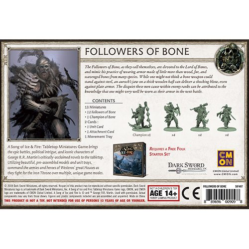 A Song of Ice & Fire: Free Folk Followers of Bone Expansion (ONLINE ORDER ONLY)