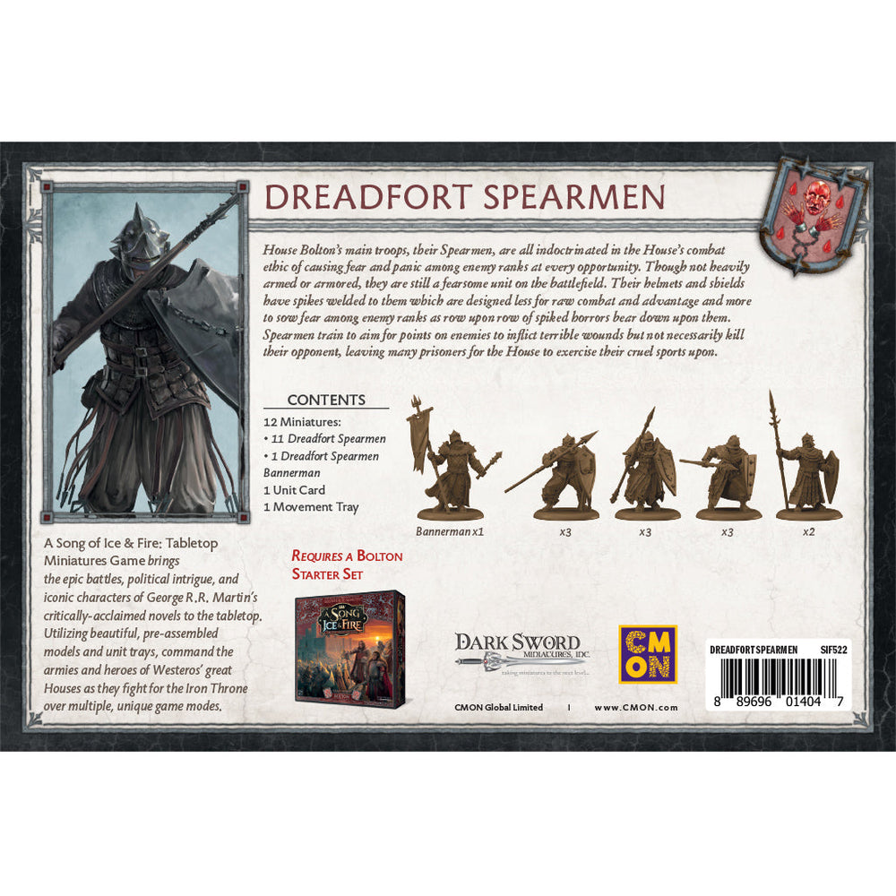 A Song of Ice & Fire: Dreadfort Spearmen (ONLINE ORDER ONLY)
