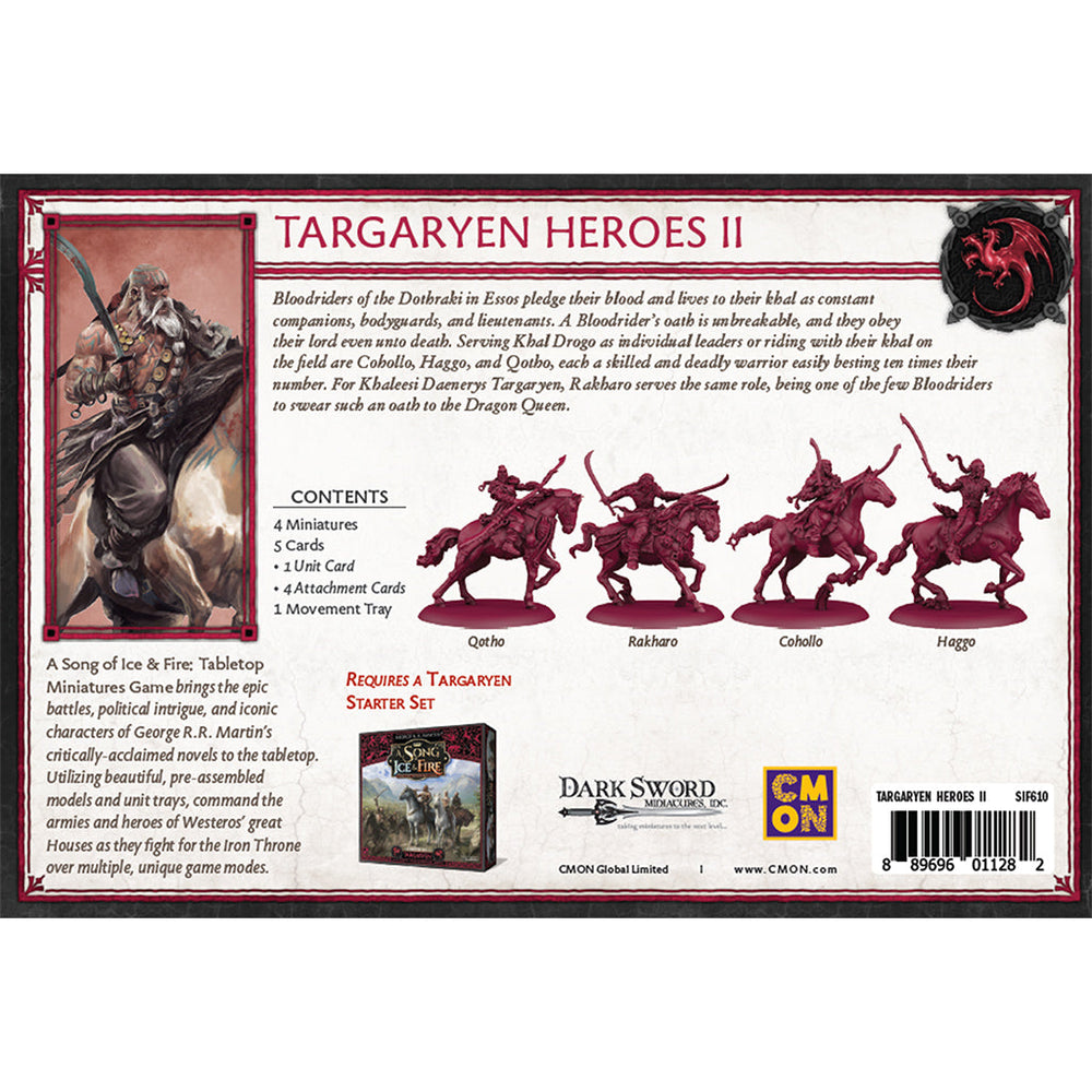 A Song of Ice & Fire: Targaryen Heroes 2 (ONLINE ORDER ONLY)