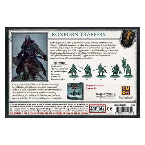 A Song of Ice & Fire: Greyjoy Ironborn Trappers (ONLINE ORDER ONLY)