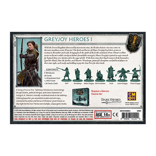 A Song of Ice & Fire: Greyjoy Heroes #1 (ONLINE ORDER ONLY)