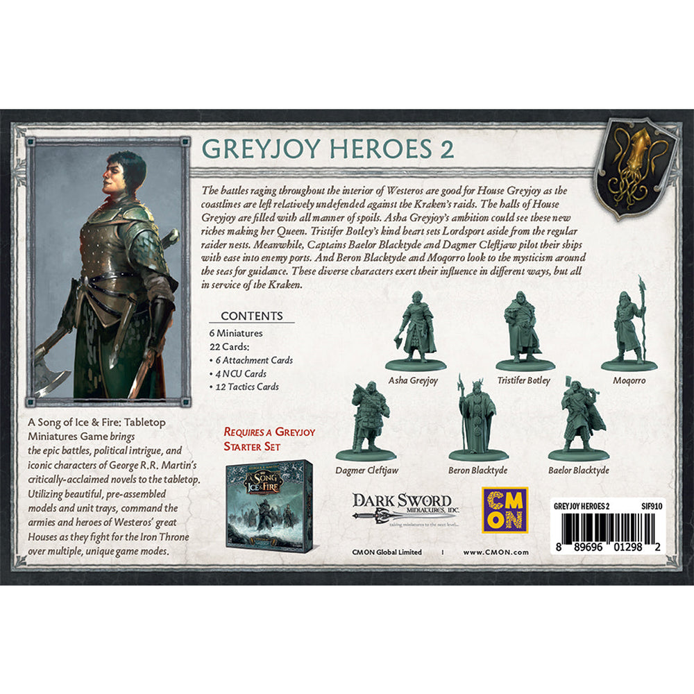 A Song of Ice & Fire: Greyjoy Heroes #2 (ONLINE ORDER ONLY)